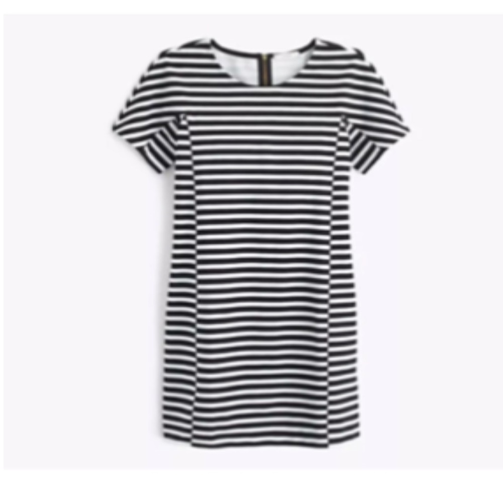 J Crew C6514 Striped Shirt Dress EUC (rarely worn)
